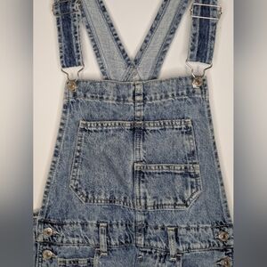 We The Free Light Blue Denim Overalls